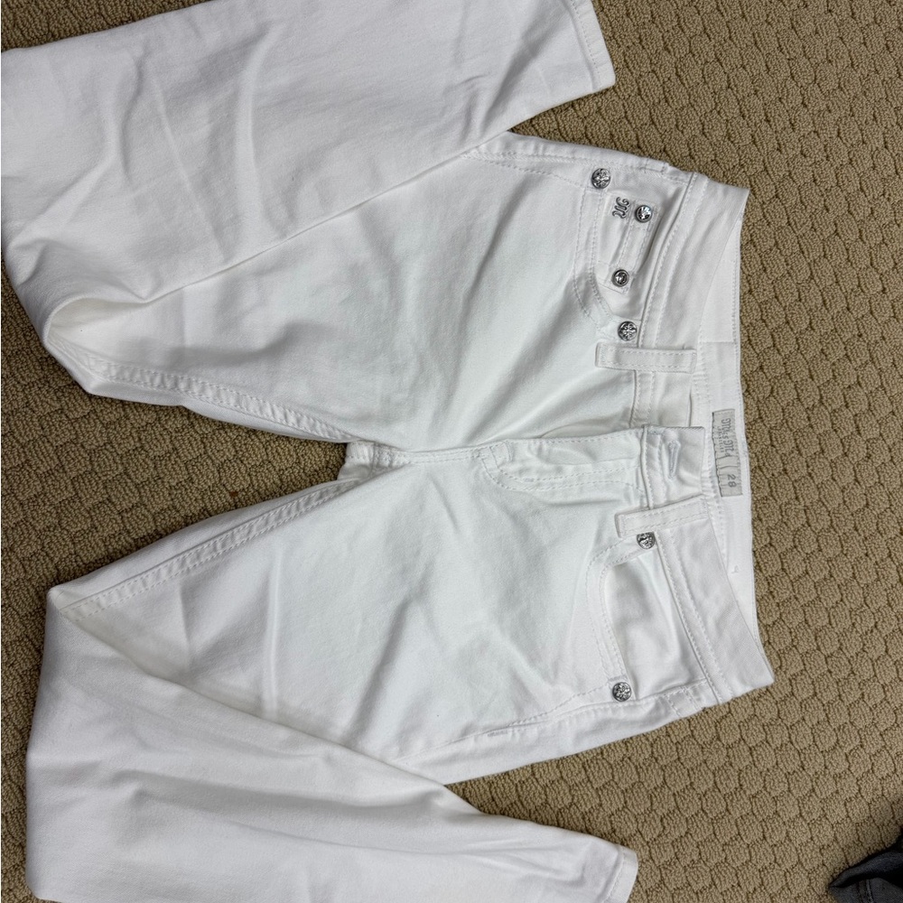 Miss Me Women's White Skinny Jeans